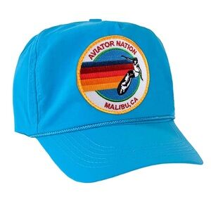 Aviator Nation SIGNATURE MALIBU VINTAGE NYLON TRUCKER HAT